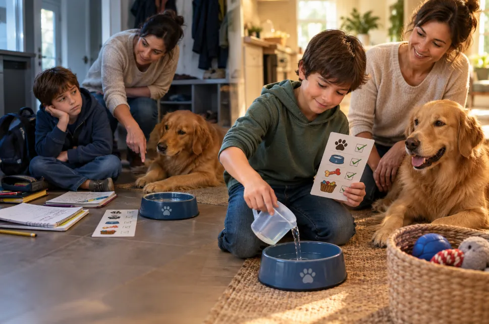 From Reluctant to Responsible: A Kid's Pet Care Journey