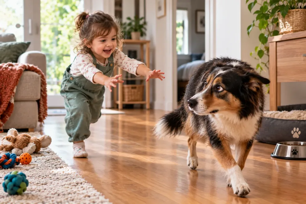 How to Handle a Child Who Follows the Pet Everywhere