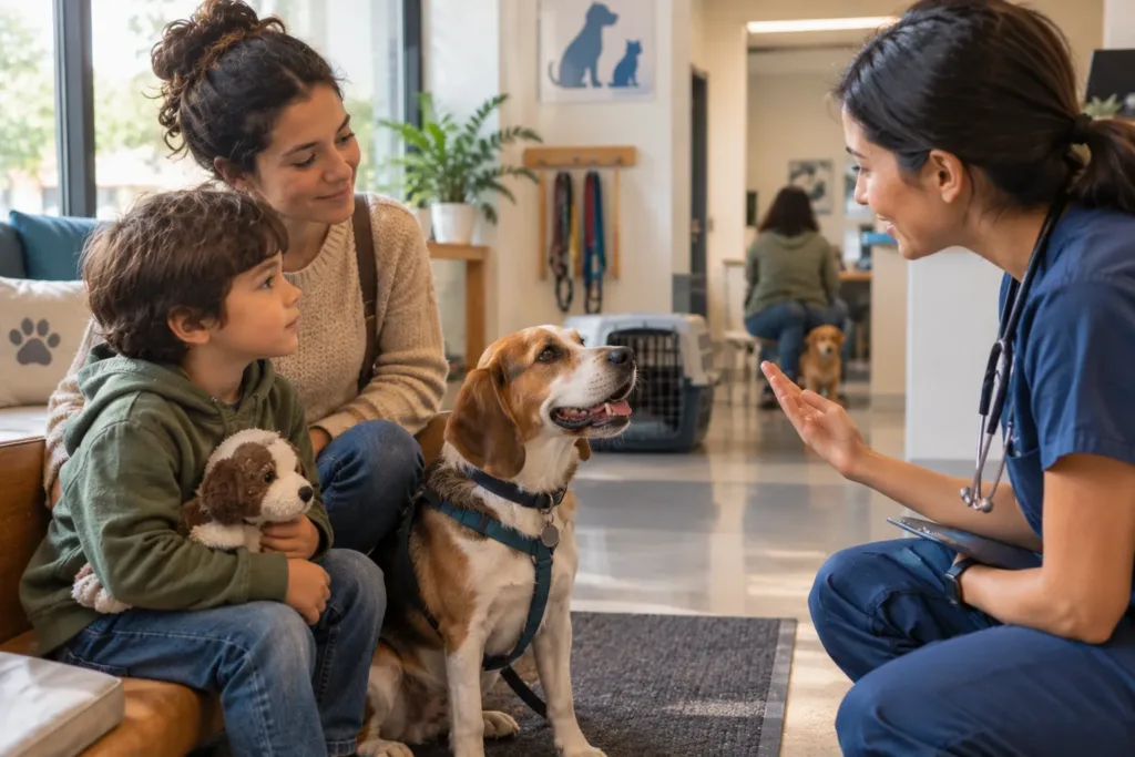 How to Prepare Children for a Routine Veterinary Visit