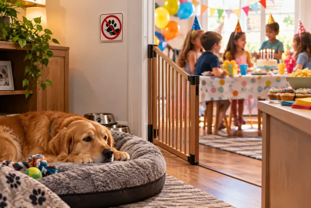 How to Protect a Pet During Children’s Birthday Parties