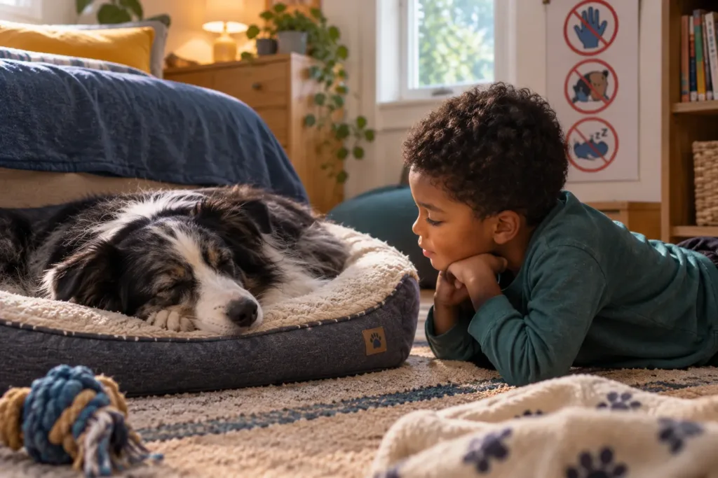How to Teach Children Not to Disturb a Pet While It Is Sleeping