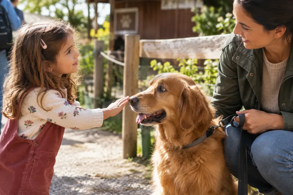 How to Teach Children to Ask Before Touching Someone Else’s Pet