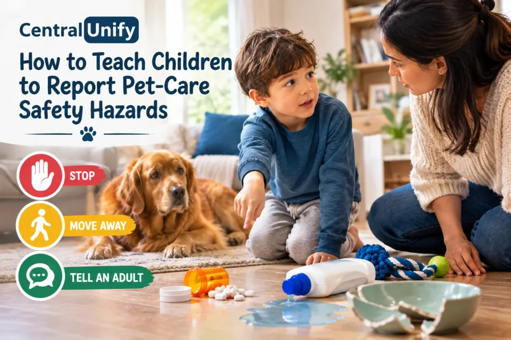 How to Teach Children to Report Pet-Care Safety Hazards